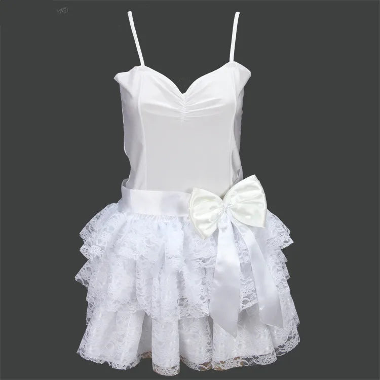 ITGIRLSOCIETY Sexy White Bride Halloween Costume Set