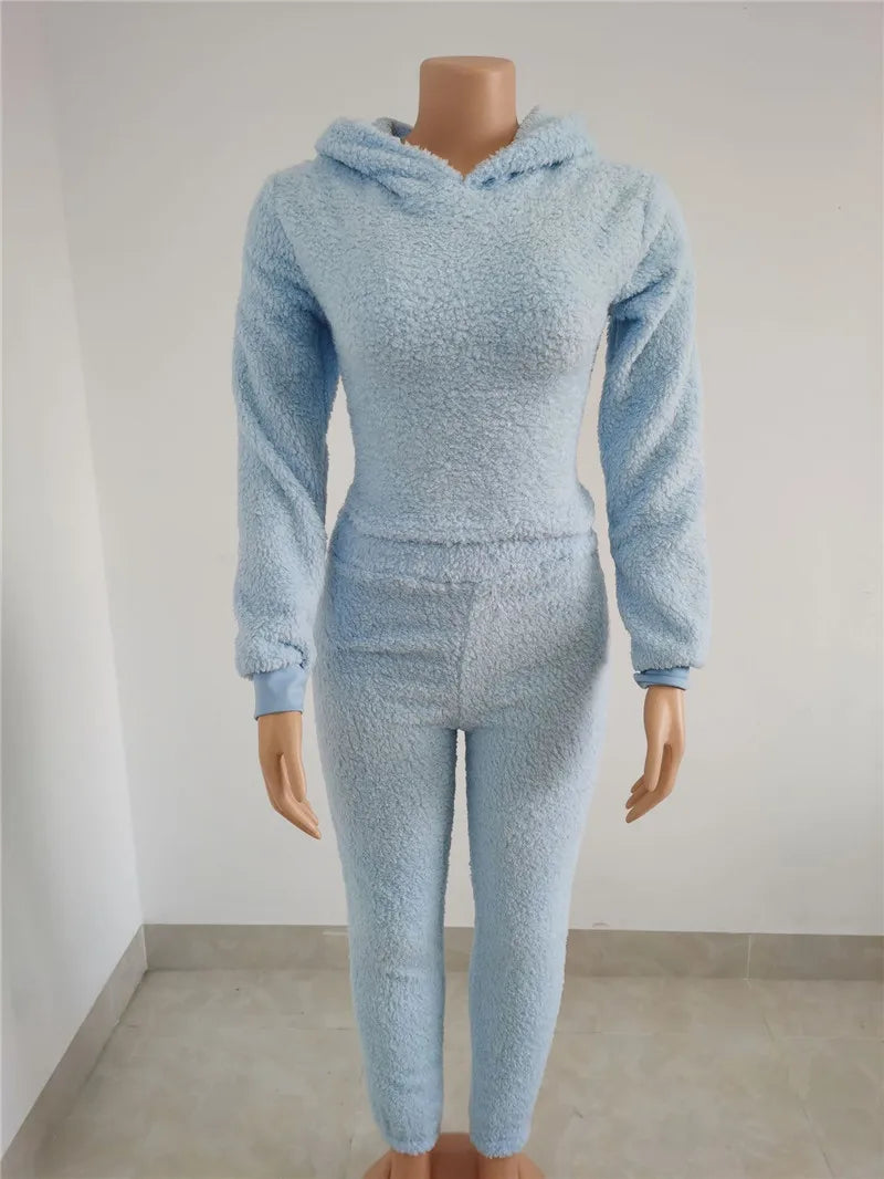 ITGIRLSOCIETY Cozy Hoodie & Pants Lounge Set