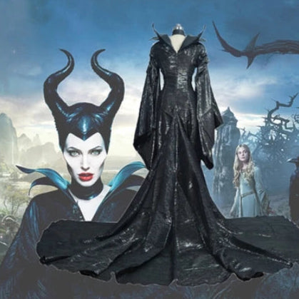 ITGIRLSOCIETY Deluxe Maleficent Evil Queen Cosplay Costume