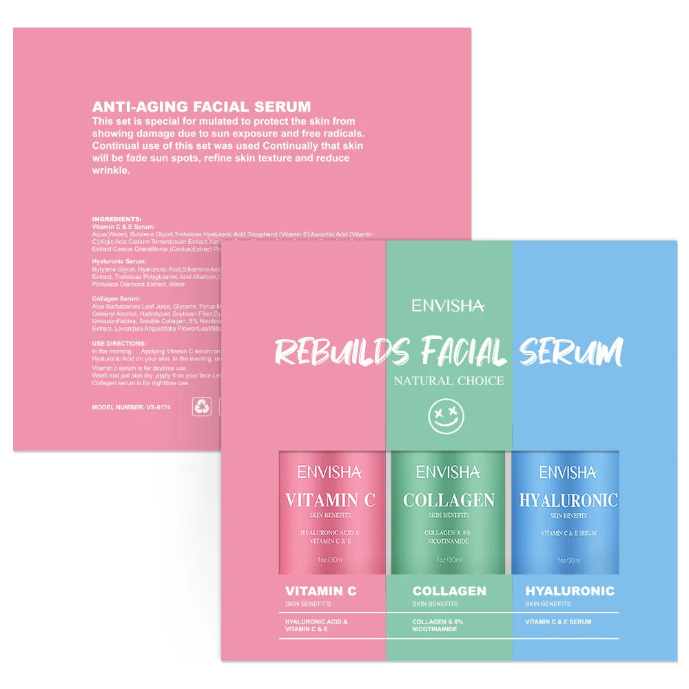 ITGIRLSOCIETY Collagen & Hyaluronic Acid Facial Serum Set
