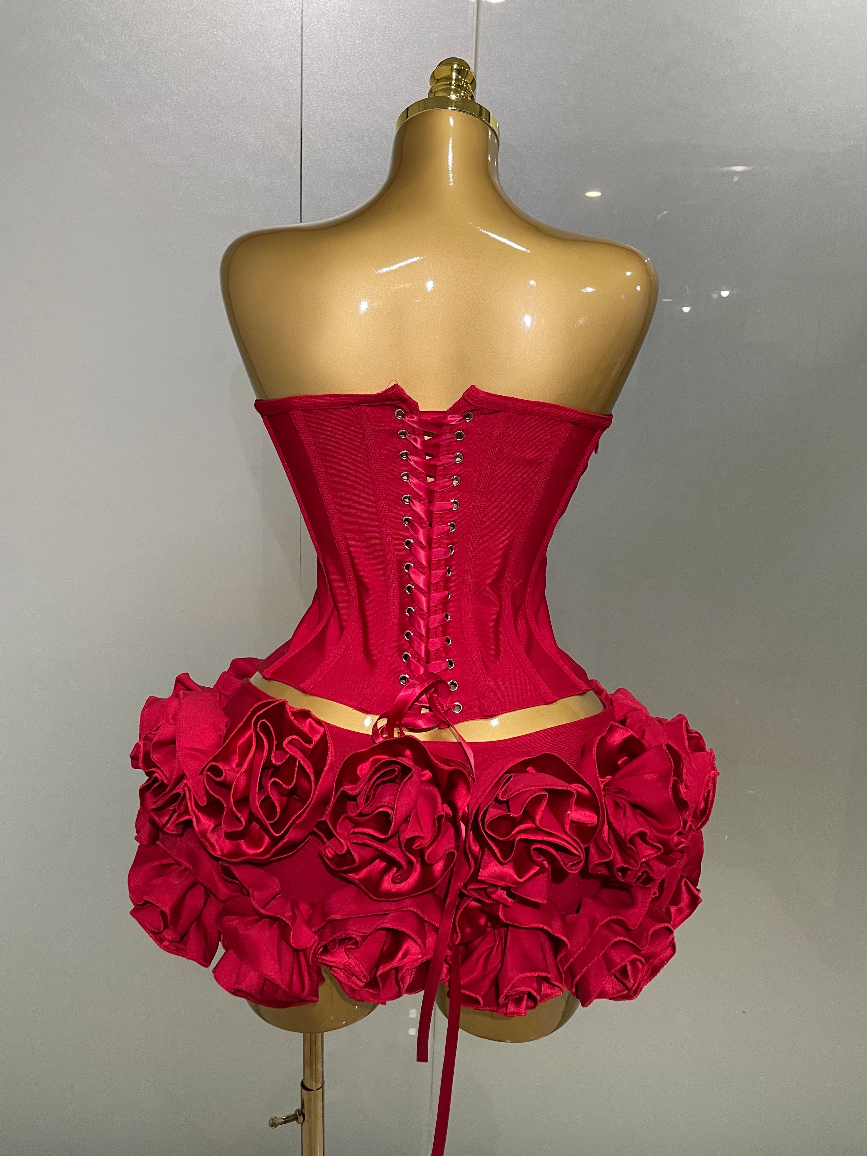 2025 Women Sexy Strapless Prom Gown Fashion Celebrity Club Party Skirt Set Birthday Cocktail Outfit Birthday Party Bandage Dress