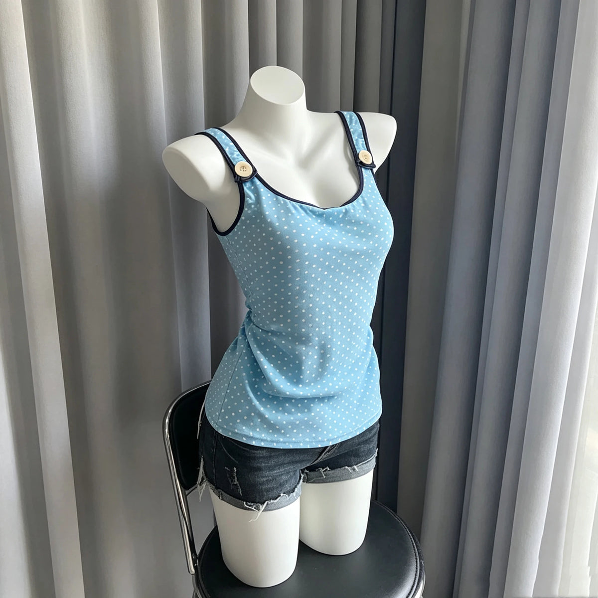 ITGIRLSOCIETY Y2K Leopard Lace Patchwork Cami Tank Top