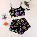 ITGIRLSOCIETY Halloween Print Sleepwear Set
