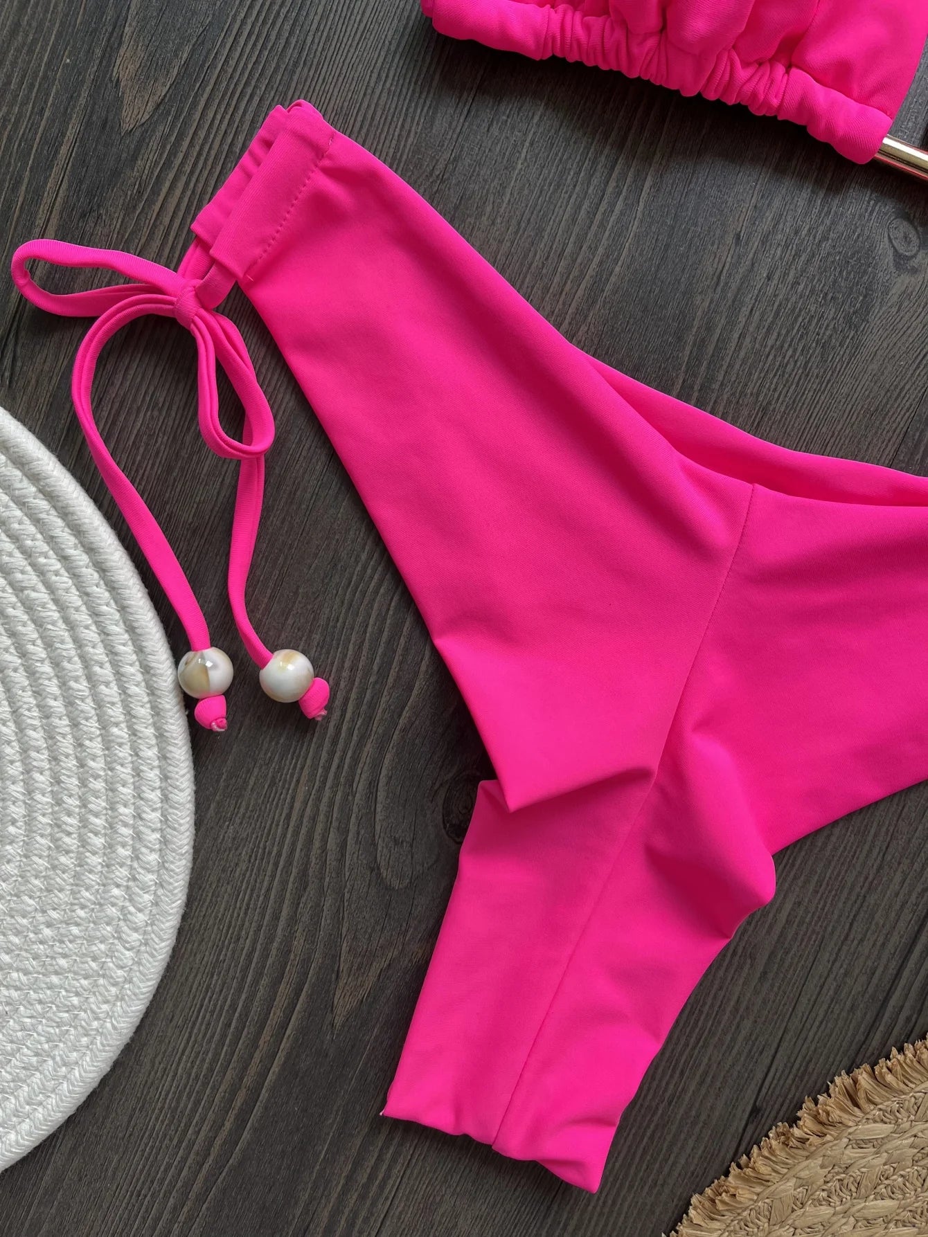 2025 New Sexy Triangle Bathing Suit for Women Brazilian Bikinis Halter Swimwear Push Up Swimsuit Metal Chain Beach Bikini Set