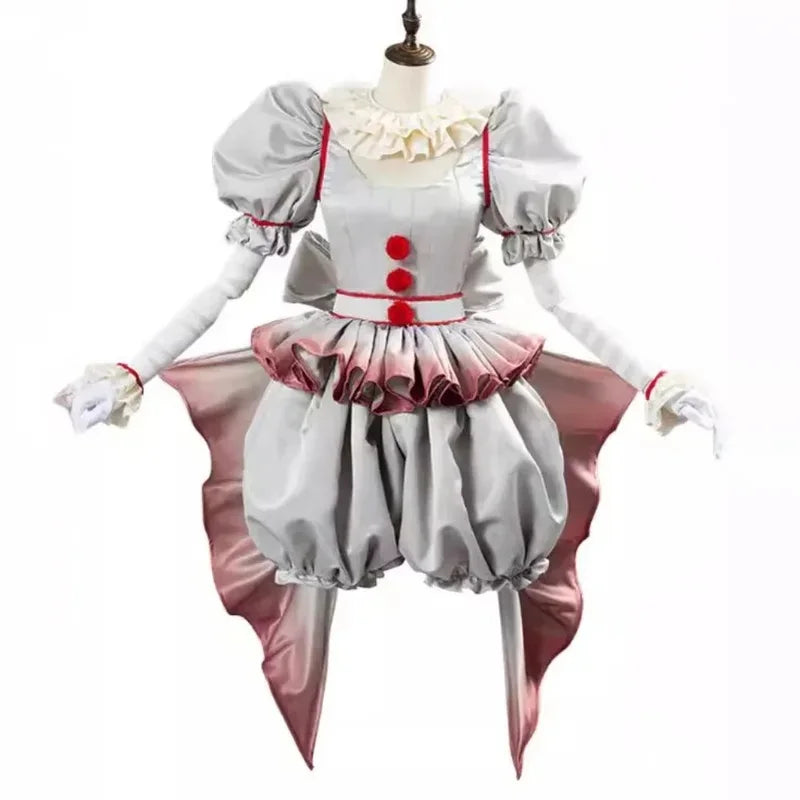 ITGIRLSOCIETY Pennywise Clown Cosplay Costume Set