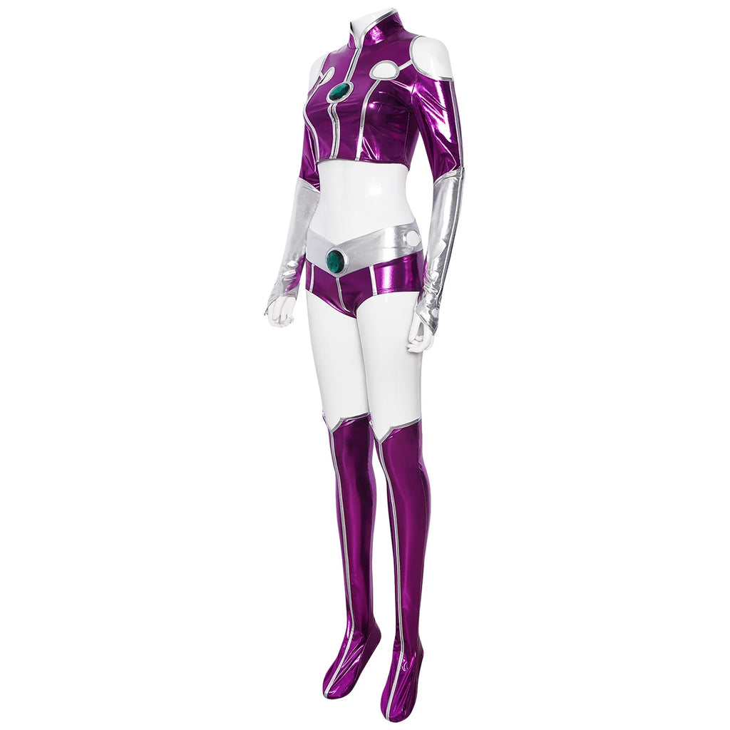 ITGIRLSOCIETY Starfire Cosplay Bodysuit