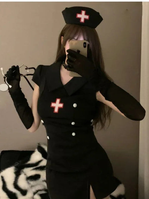 ITGIRLSOCIETY Nurse Uniform Cosplay Set