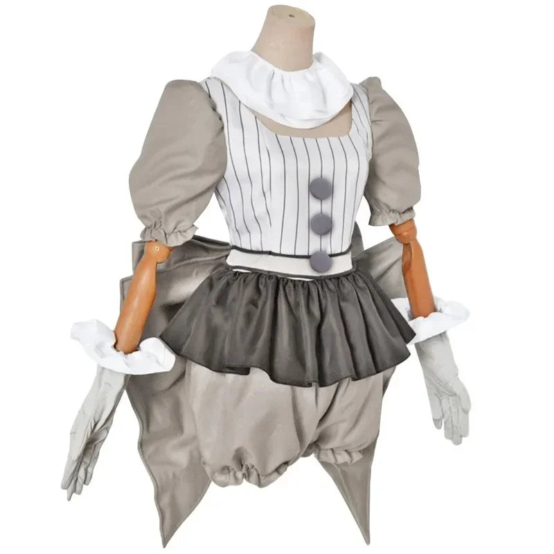 ITGIRLSOCIETY Pennywise Clown Cosplay Costume Set