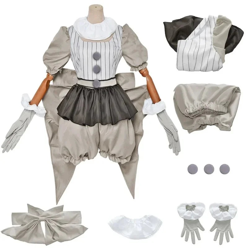 ITGIRLSOCIETY Pennywise Clown Cosplay Costume Set