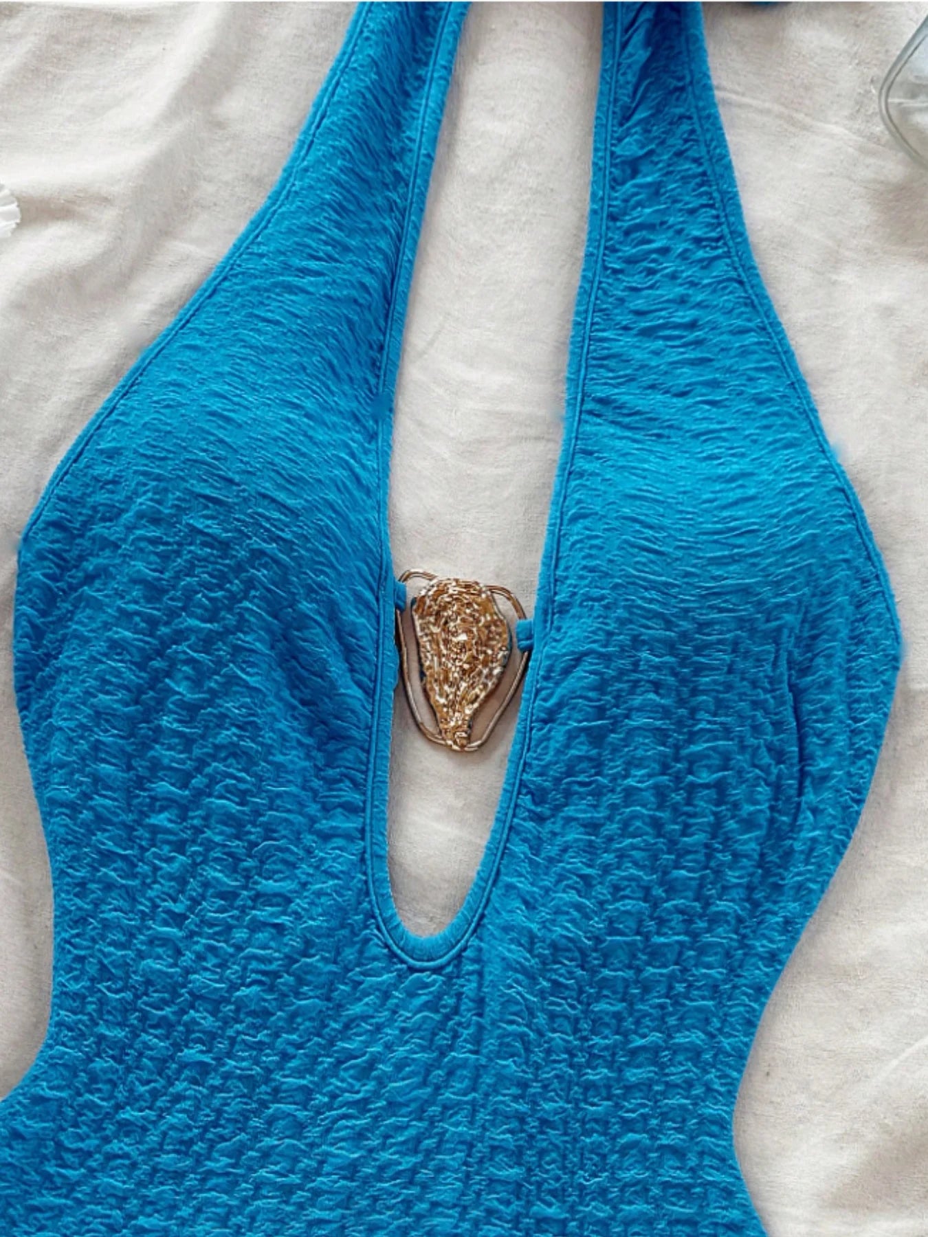 Elegant versatile fashion trend women's off-shoulder wrap skirt dress, elegant chest decoration and double-layer fabric design