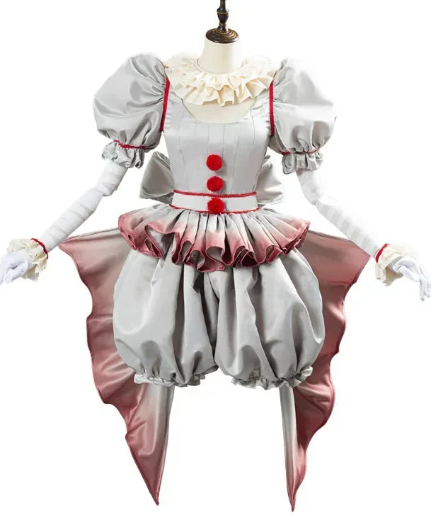 ITGIRLSOCIETY Pennywise Clown Cosplay Costume Set