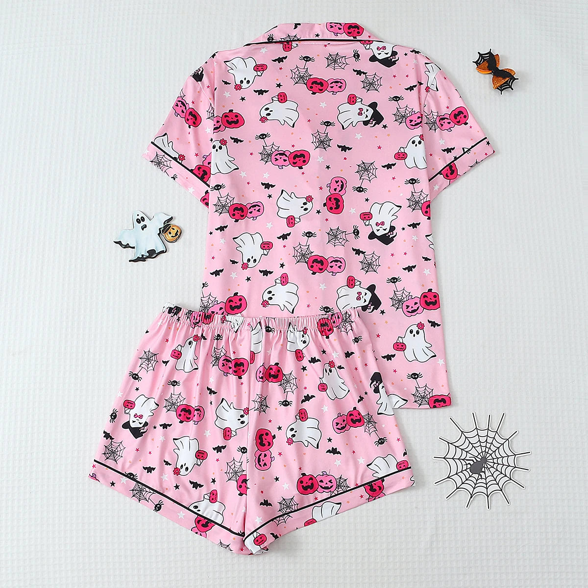 ITGIRLSOCIETY Halloween Ghost & Pumpkin PJ Set