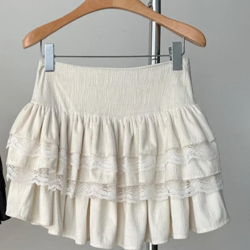 ITGIRLSOCIETY Slash Neck Bow Sweater & Mini Skirt Set