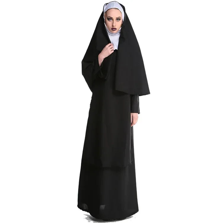 ITGIRLSOCIETY Scary Nun Halloween Costume