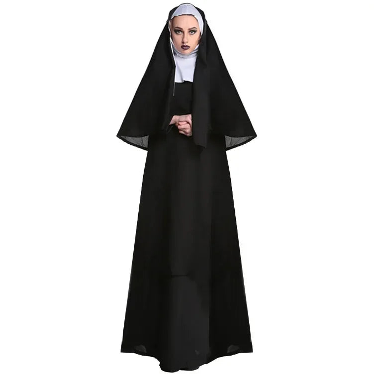 ITGIRLSOCIETY Scary Nun Halloween Costume