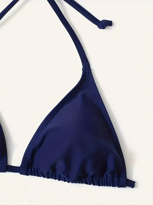ITGIRLSOCIETY Bandage Thong Bikini Set