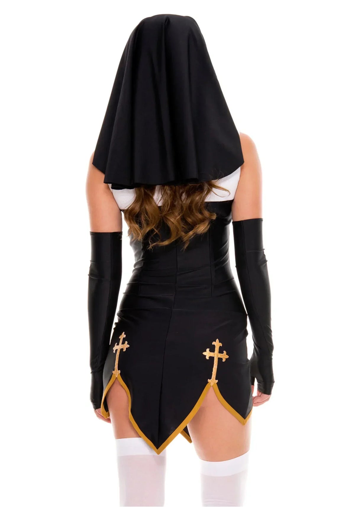ITGIRLSOCIETY Sexy Nun Halloween Cosplay Costume Set