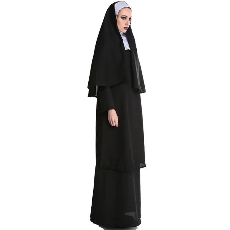 ITGIRLSOCIETY Scary Nun Halloween Costume