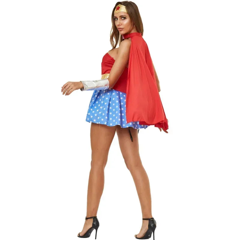 ITGIRLSOCIETY Wonder Woman Hero Halloween Costume