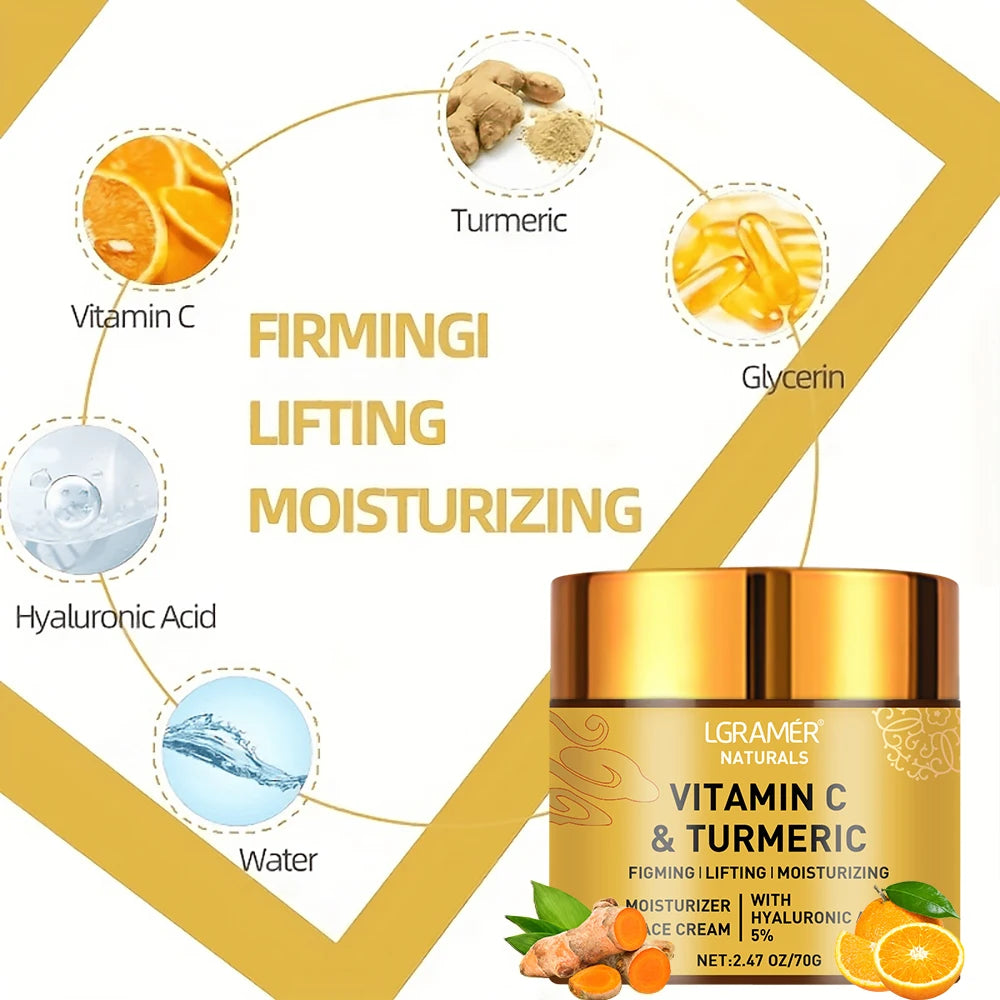 ITGIRLSOCIETY Turmeric Vitamin C Brightening Face Cream