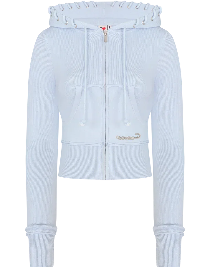 ITGIRLSOCIETY Y2K Slim Zip Hoodie & Sports Pants Tracksuit Set