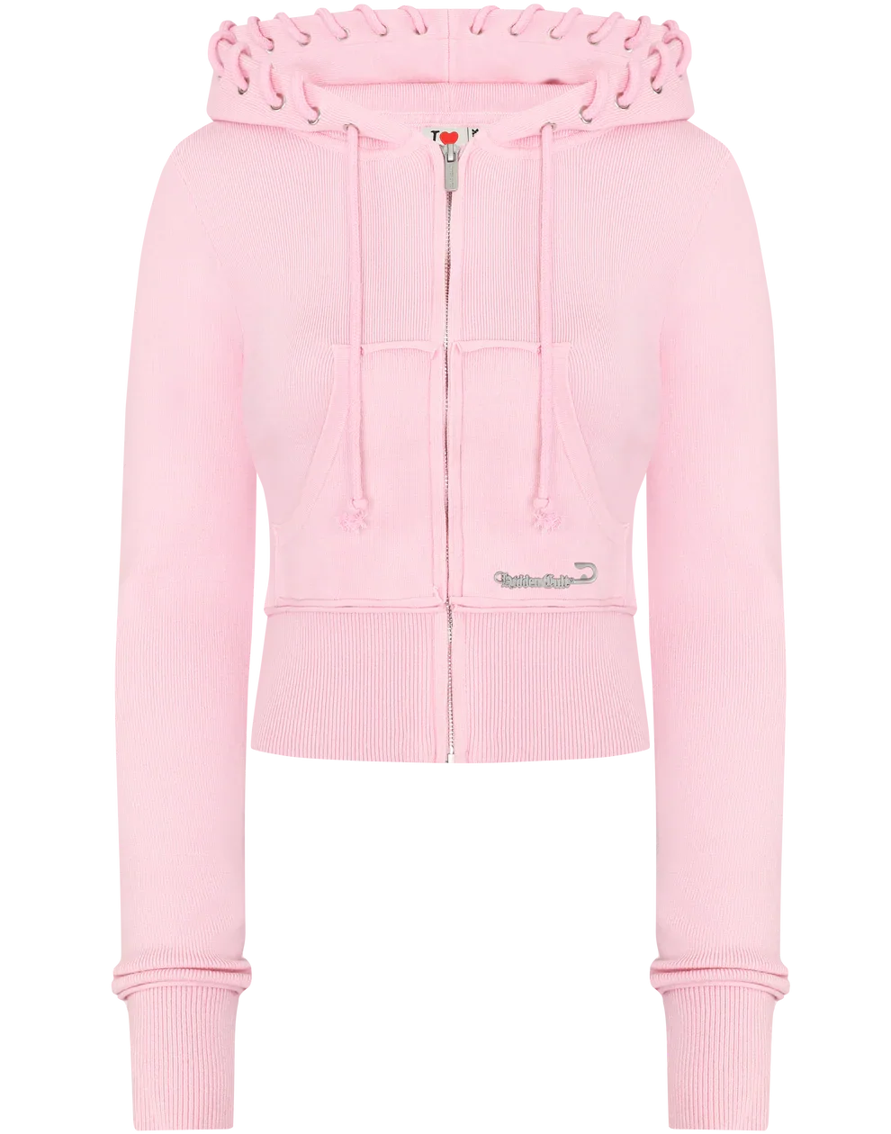 ITGIRLSOCIETY Y2K Slim Zip Hoodie & Sports Pants Tracksuit Set