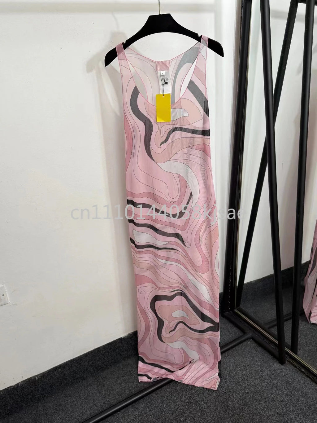 Luxury Design Women's Pink Scarf Swimsuits with Letter Signature Logo Classic Brand Headband Bikini Sets Beachwear