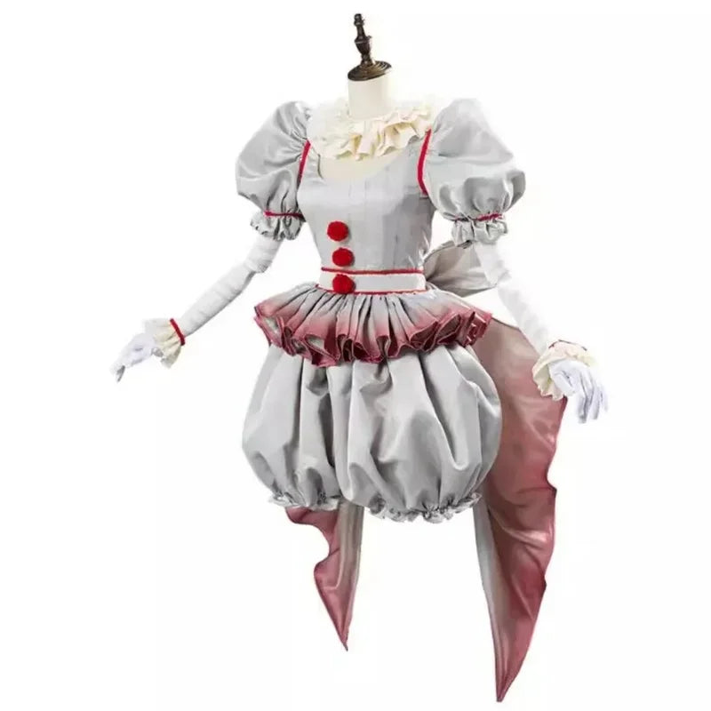 ITGIRLSOCIETY Pennywise Clown Cosplay Costume Set