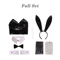 ITGIRLSOCIETY Bunny Girl Faux Leather Cosplay Set