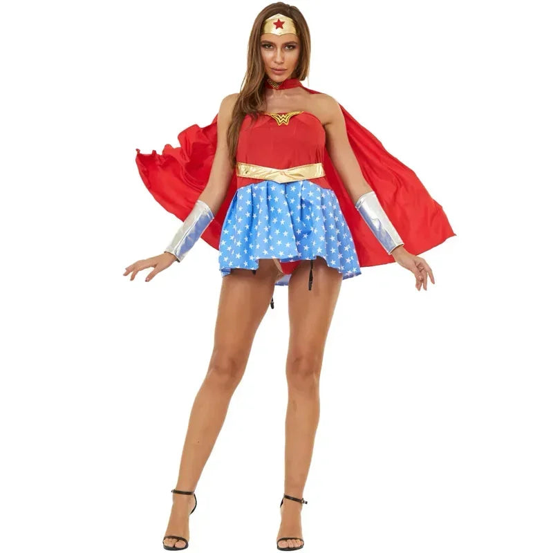 ITGIRLSOCIETY Wonder Woman Hero Halloween Costume