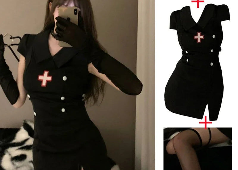 ITGIRLSOCIETY Nurse Uniform Cosplay Set