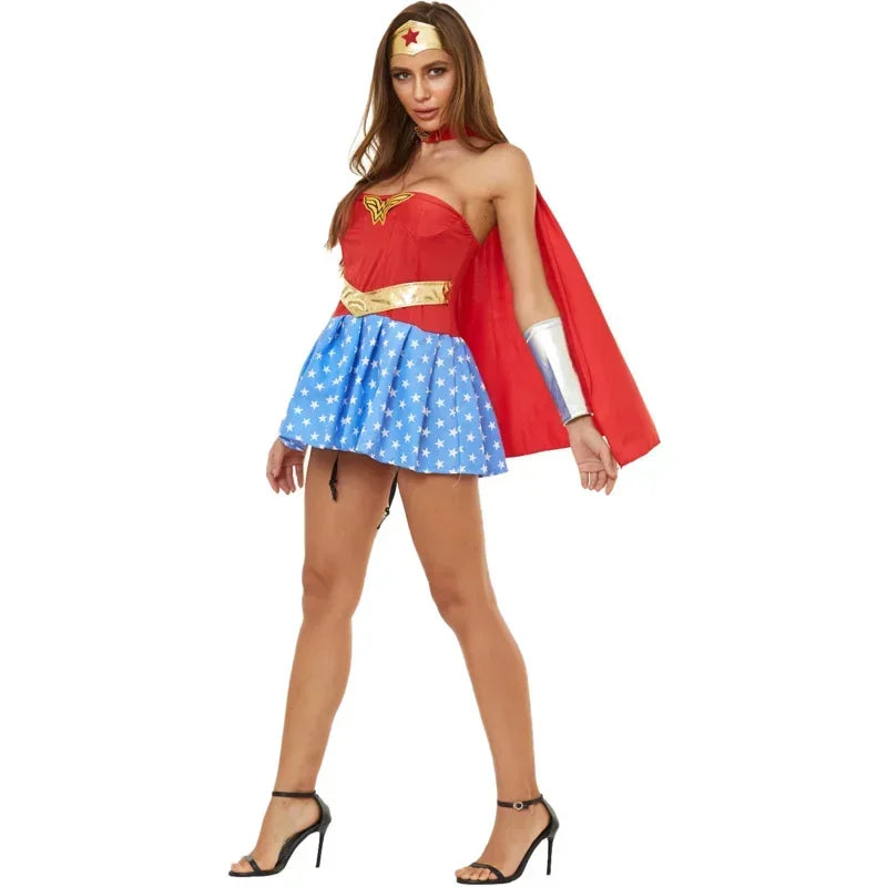 ITGIRLSOCIETY Wonder Woman Hero Halloween Costume